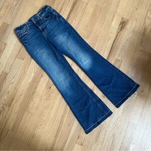 GAP kids girls 14 Flare high rise Jeans denim